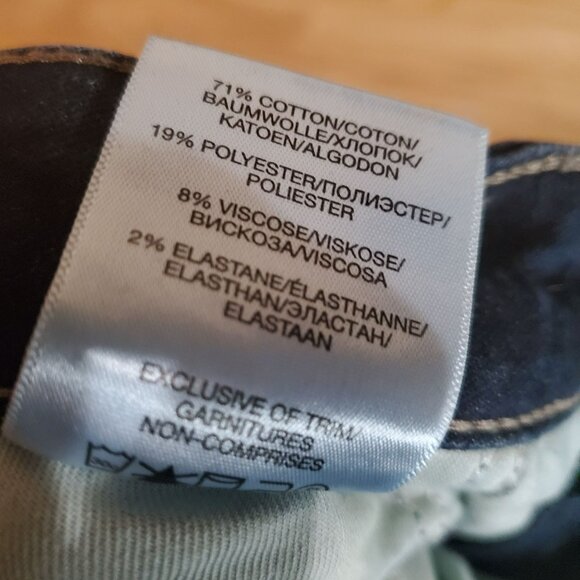 Silver Jeans Womens 31 Dark Blue Avery Skinny Stretch Denim - Picture 4 of 10